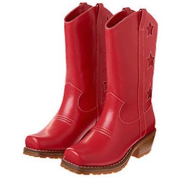 Gymboree Other - Gymboree ✪ Star Spangled Vegan Leather Cowboy Boot ✪ Red Size 13